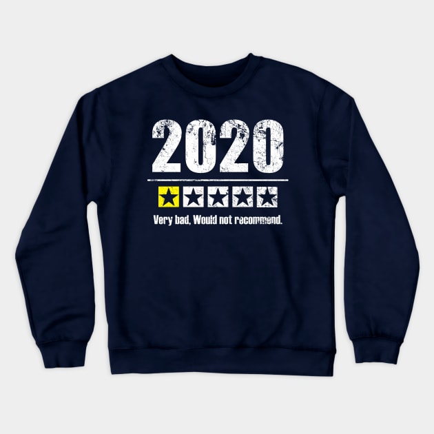 Vintage 2020 Year Review Crewneck Sweatshirt by Uniq_Designs